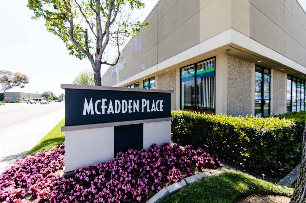 McFadden Place: Monument sign