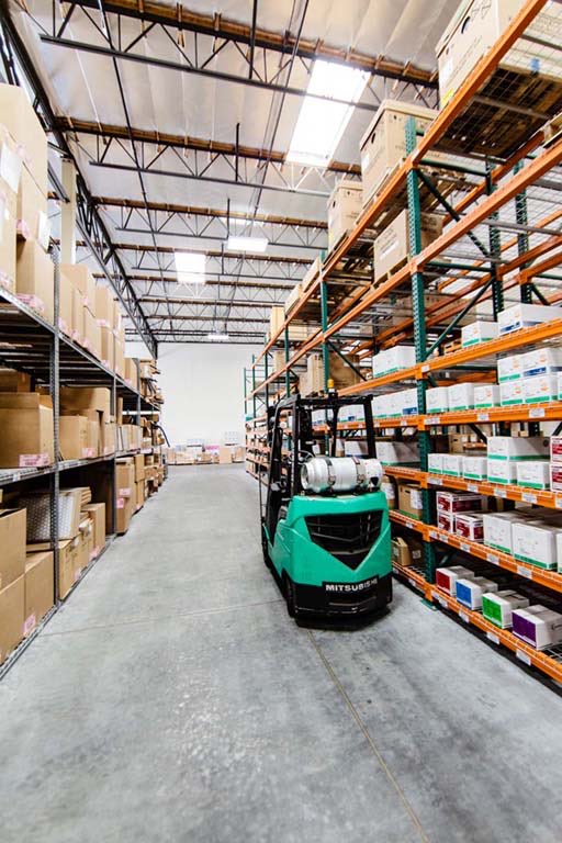 RSD Branch Office: Warehouse aisle